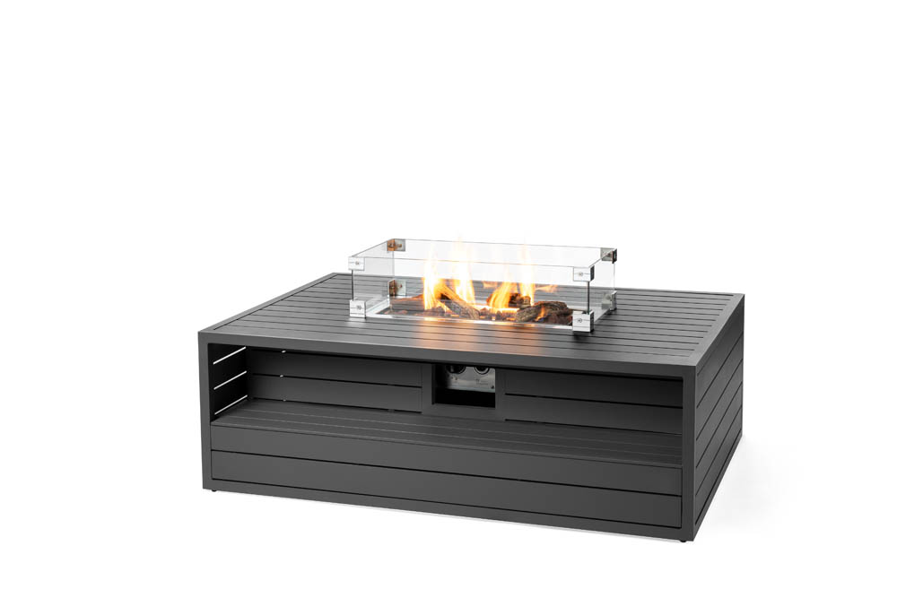 Cocoon Table Aluminium Rechthoek antraciet
