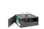 Cocoon Table Aluminium Vierkant antraciet